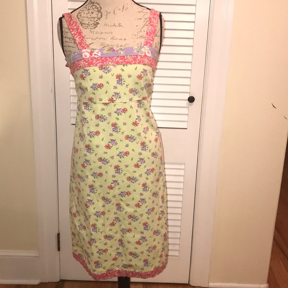 Hanna Andersson Floral Dress spring summer shift 6
